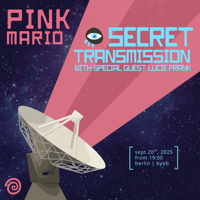 PINK MARIO · Secret Transmission